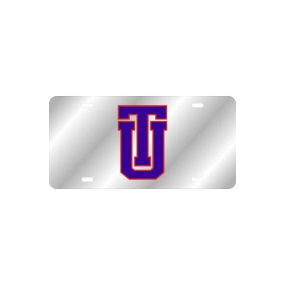 212 Main 195019 6 X 12 In. University Of Tulsa Laser License Plate Silver 606524195019