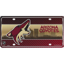 212 Main MTG-6803 6 x 12 in. Arizona Coyotes Metal License Plate