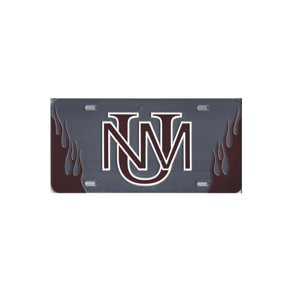 212 Main Unm-Ls001 6 X 12 In. University Of New Mexico Laser License Plate 606524178074