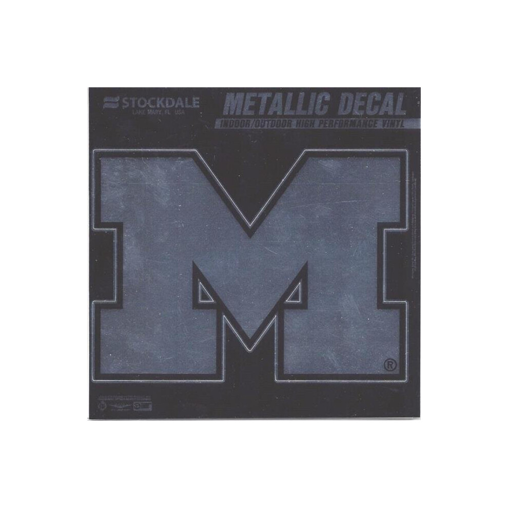 212 Main Sd44822 5 In. Michigan Wolverines Chrome Vinyl Decal 614934448229