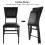 Costway 2 PCS Steel Folding Chair PU Upholstered Counter Height Side Chairs 2