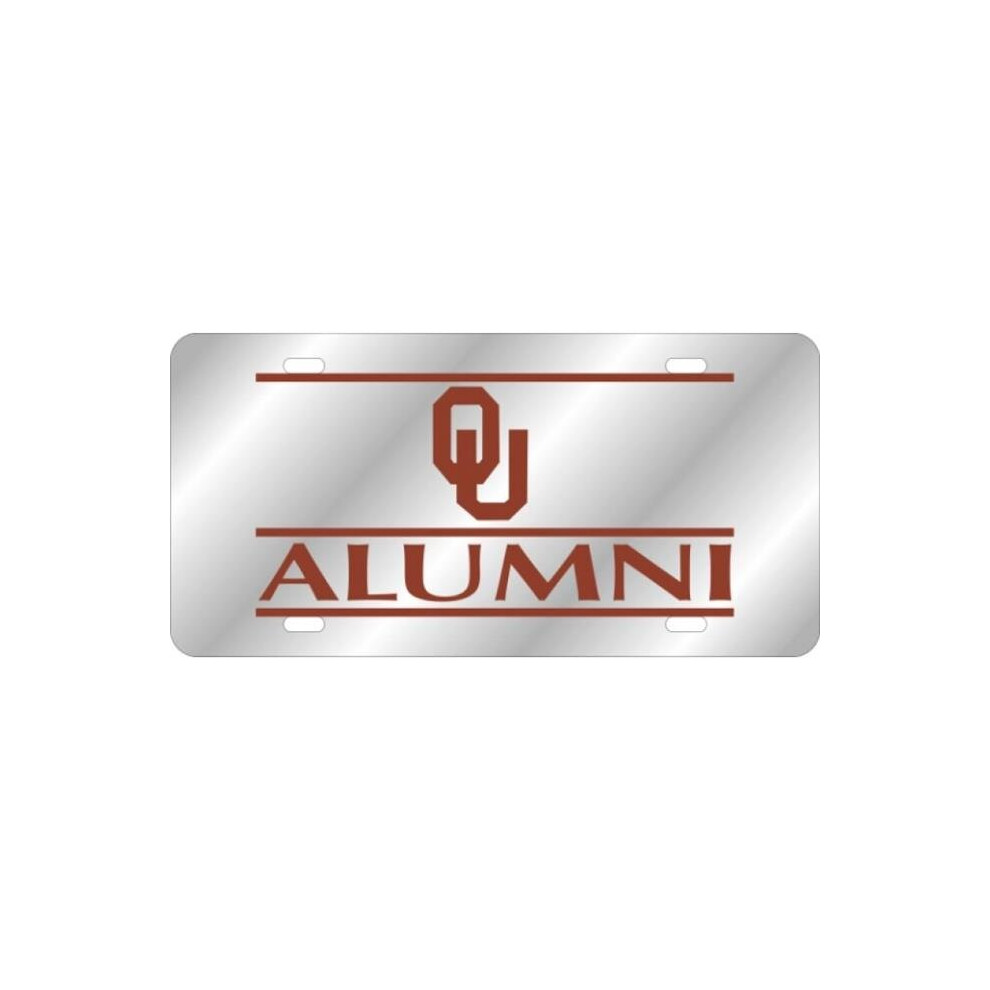 212 Main Lm140170 6 X 12 In. Oklahoma Sooners Aluminium Sliver Laser License Plate 606524140170