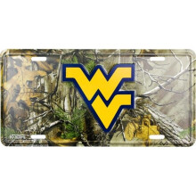 212 Main MC50133 6 x 12 in. West Virginia Mountaineers Camo License Plate