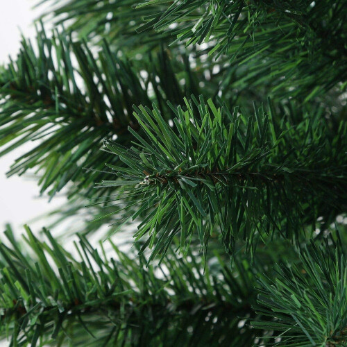 4ft/120cm Pre Lit Artificial Christmas Tree Alaskan Pine Green 230 Tips, 110 Multicolour LEDs 1