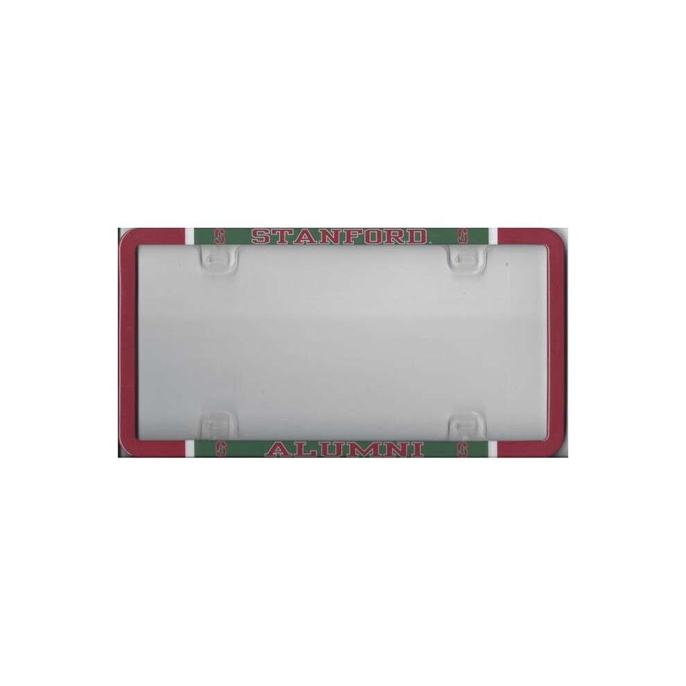 212 Main Sd71347 Stanford Plastic Aluminium License Plate Frame, Free Screw Caps 614934713471