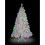 7ft/210cm Pre Lit Artificial Christmas Tree Alaskan Pine Multicolour 800 Tips, 200 Multicolour LEDs 1