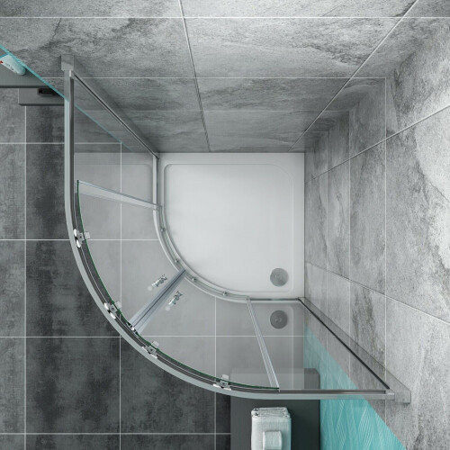 AICA (900X900mm) Offset Quadrant Shower Enclosure Corner  Door 2