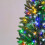 6FT/1.8M Pre Lit Slim Pine Green Tree Christmas,450 Pencil Point Tips,200 Multicolour LEDs 4