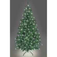 4ft/120cm Pre Lit Artificial Christmas Tree Alaskan Pine Green 230 Tips, 110 White LEDs