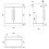 600mm Bathroom Modern Vanity Unit Basin Close Coupled Square Toilet Gloss Grey 8