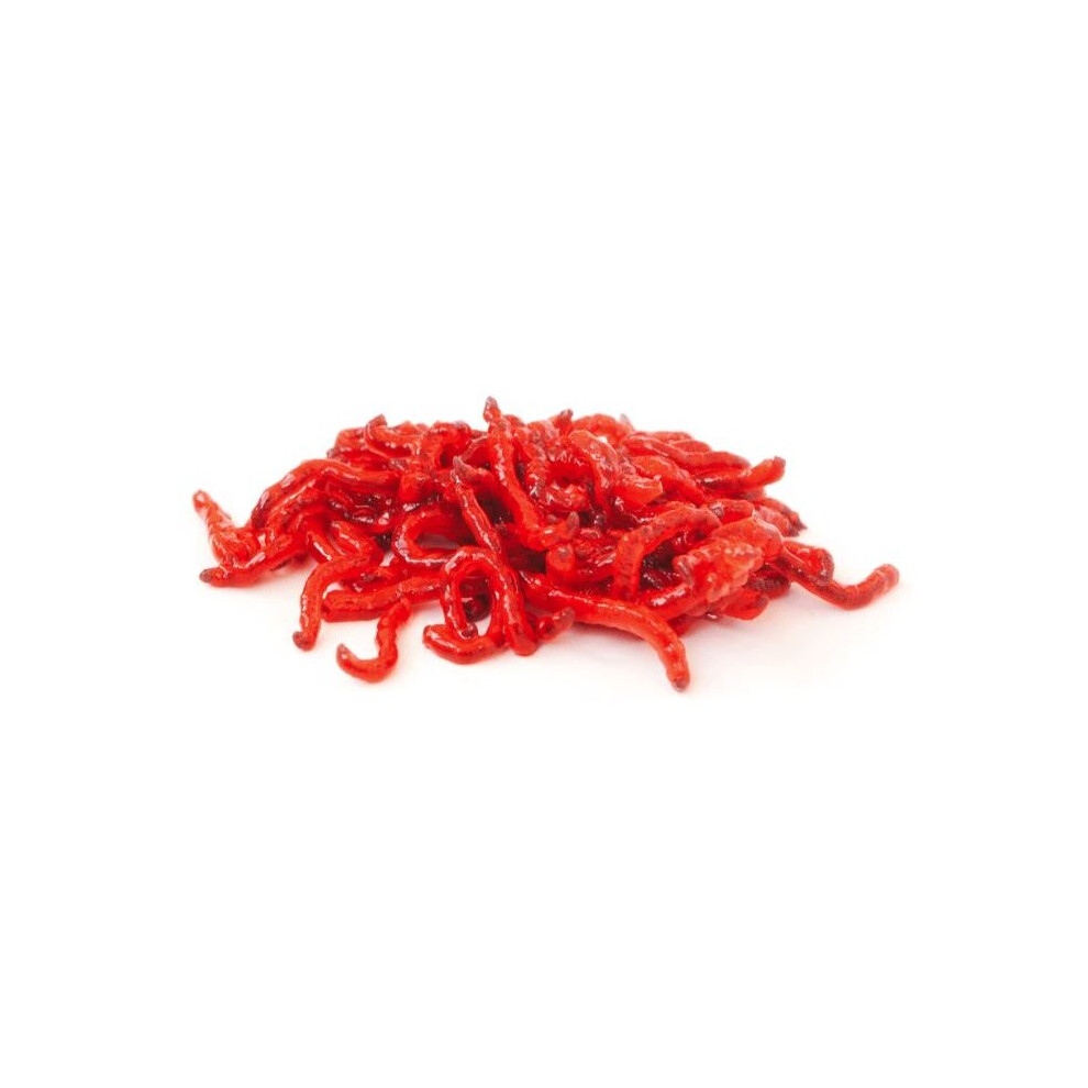 Swell Uk (Small 1Cm - 100Ml - 10 Pack) Live Bloodworm Aquarium Fish Food 10 Pack