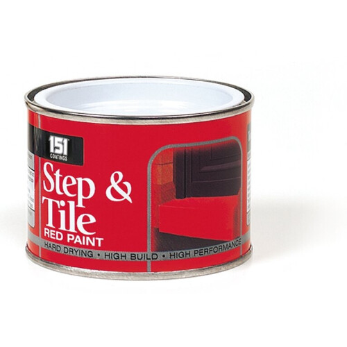 Tin Of 151 Step & Tile Red Paint, 180ml, DIY