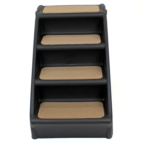 Actiaspet Lightweight Foldable Pet Stairs Black 1