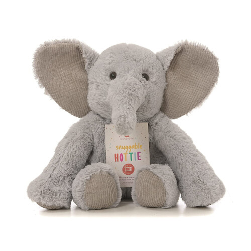 Heatable Cuddly Plush Snuggable Hottie Elephant Microwavable Lavender