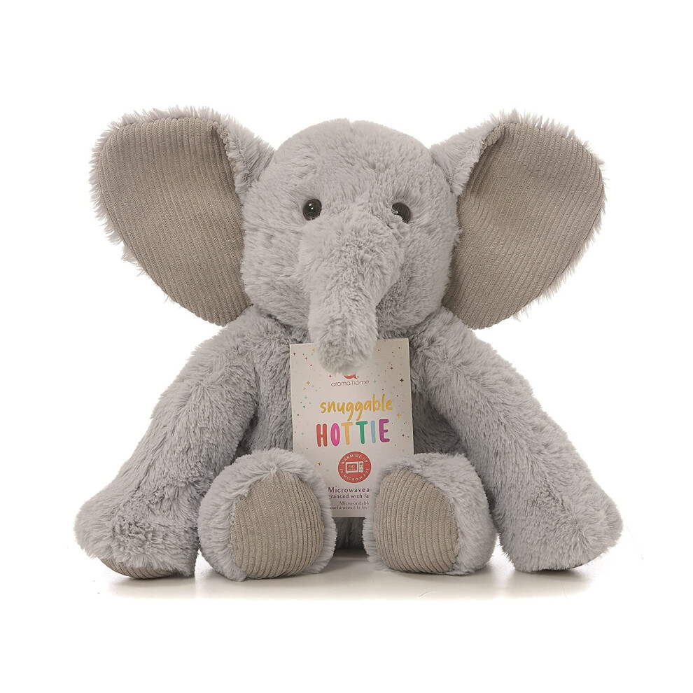 Aroma Home Lavender Heatable Cuddly Plush Snuggable Hottie Elephant Microwavable