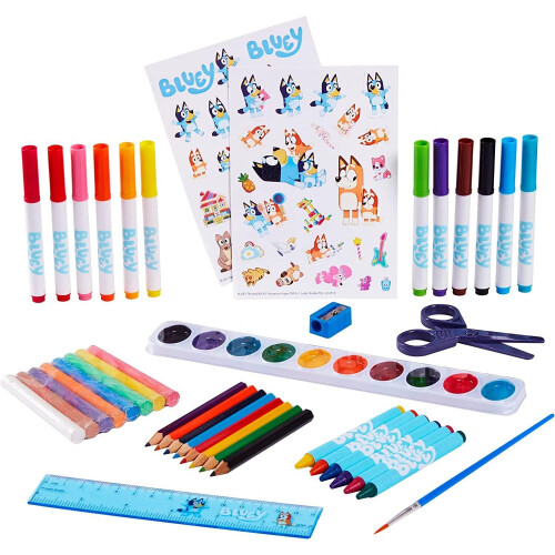Bluey 50 Piece Art Compendium Carry Case 1