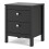 (Black) Madrid Bedside Table 2 drawers 3