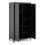 (Black) Madrid Wardrobe with 2 doors 4