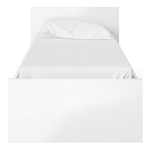 (White, 90 x 190) Naia Bed 1