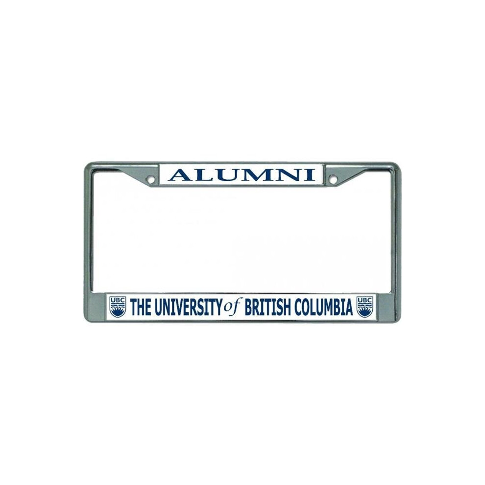 212 Main Lpo5830 6 X 12 In. University Of British Columbia Aluminium Chrome License Plate Frame 760939904540