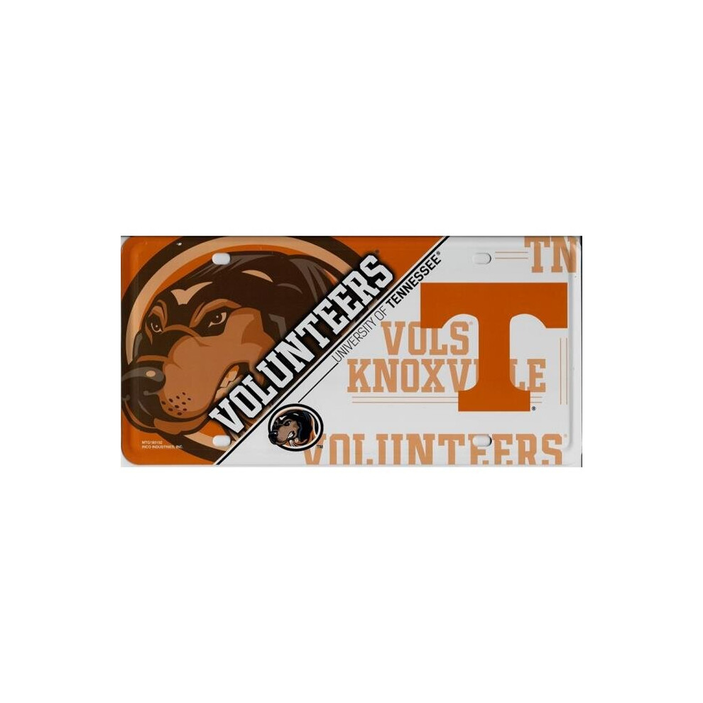 212 Main Mtg180103 Tennessee Volunteers Metal License Plate 094746133801