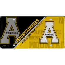 212 Main MTG130503 6 x 12 in. Appalachian Mountaineers Metal License Plate