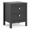 (Black) Madrid Bedside Table 2 drawers 1