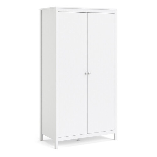 (White) Madrid Wardrobe with 2 doors