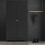 (Black) Madrid Wardrobe with 2 doors 5