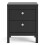 (Black) Madrid Bedside Table 2 drawers 2
