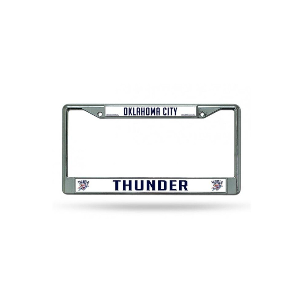 212 Main Fc68002 Oklahoma City Thunder Chrome License Plate Frame 744271479164