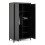 (Black) Madrid Wardrobe with 2 doors 7