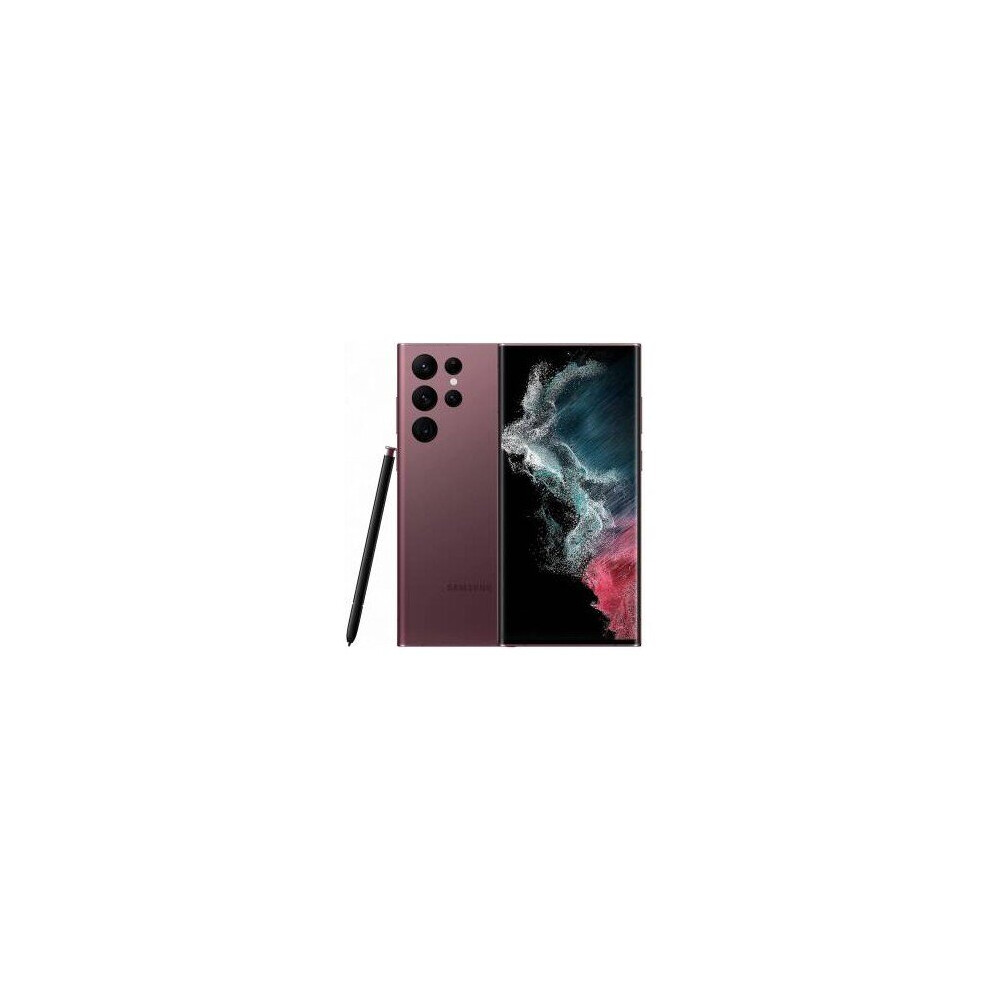 Samsung Sm-S908b Galaxy S22 Ultra 8 + 128Gb 6.8 "5G Burgundy Ds Ita Clear