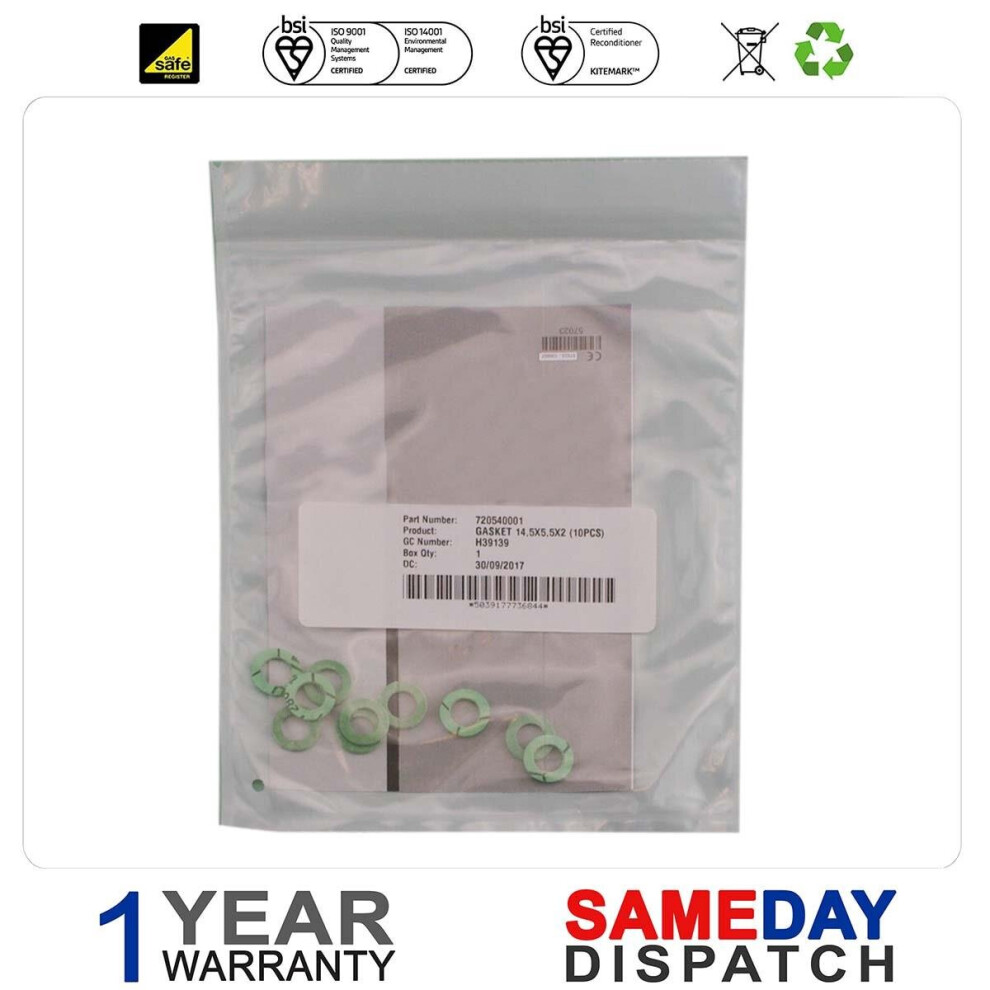 Photos - Fireplace Accessory HTS REMEHA AVANTA PLUS COMBI 24C 28C 35C 39C GASKET 10 PCS 72054001 