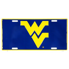212 Main 466 6 x 12 in. West Virginia Mountaineers Metal License Plate