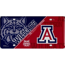 212 Main MTG-460102 6 x 12 in. University of a Arizona Wildcats Metal License Plate