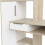 Function Plus Desk multi-functional Desk with Drawer and 1 Door in White and Oak 8