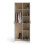 Pepe Wardrobe with 2 doors in Oak with White High Gloss 7