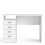 (White) Function Plus 4 Drawer Desk 2