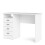 (White) Function Plus 4 Drawer Desk 3