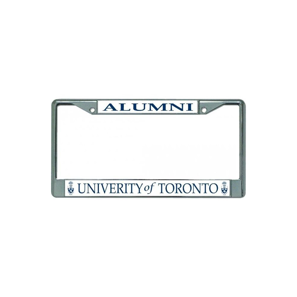 212 Main Lpo5831 6 X 12 In. University Of Toronto Aluminium Chrome License Plate Frame 760939904557