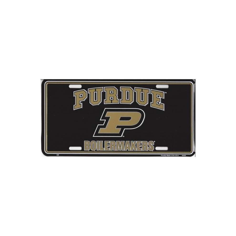 212 Main 429-2 6 X 12 In. Purdue University Boilermakers License Plate 783935033304