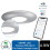 4lite WiZ Connected GU10 Smart LED White Bulb & Chrome Downlight IP65 3