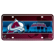 212 Main MTG6902 6 x 12 in. Colorado Avalanche Metal License Plate