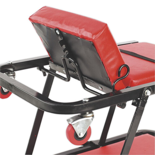 Sealey Creeper/Seat Steel with 7 Wheels & Adjustable Head Rest 1