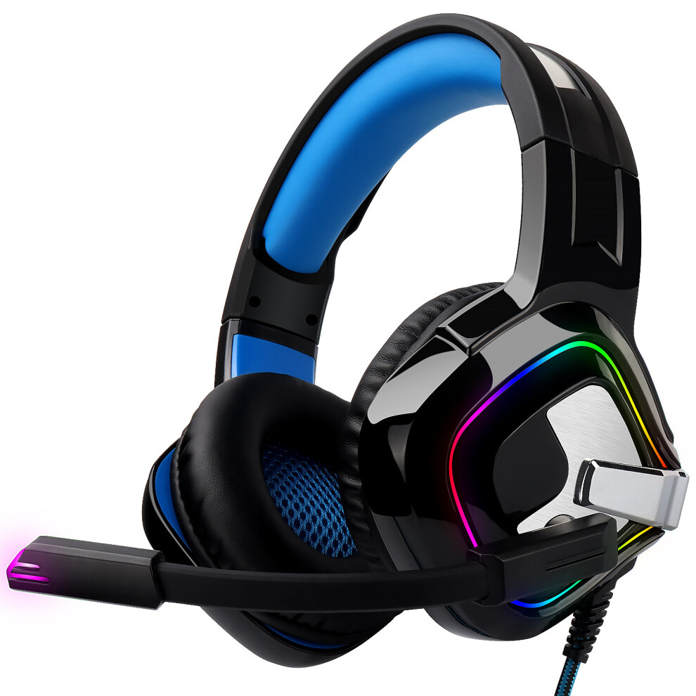 Gaming Led Headset For Ps5 Ps4 Xbox One Nintendo Switch Pc 3.5Mm 5053047009616