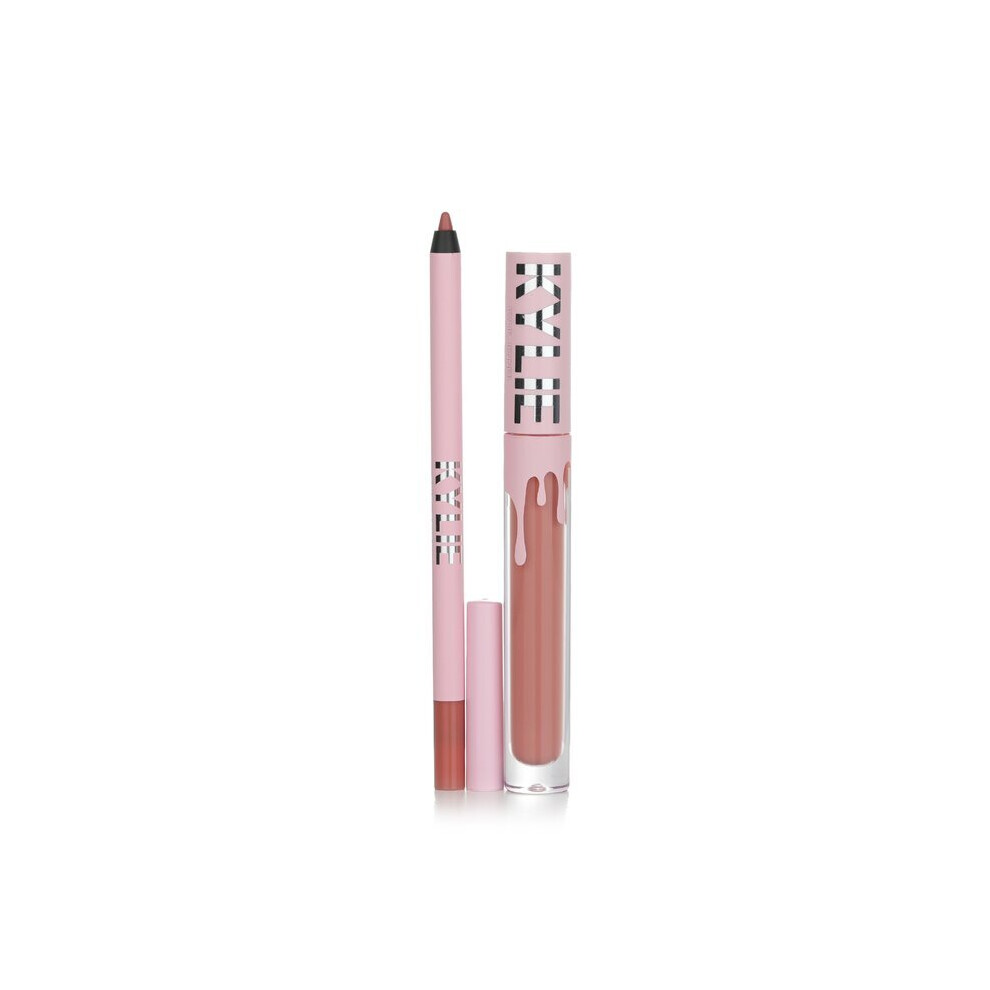 Kylie By Kylie Jenner Matte Lip Kit: Matte Liquid Lipstick 3Ml + Lip Liner 1.1G - # 802 Candy K Matte - 2Pcs