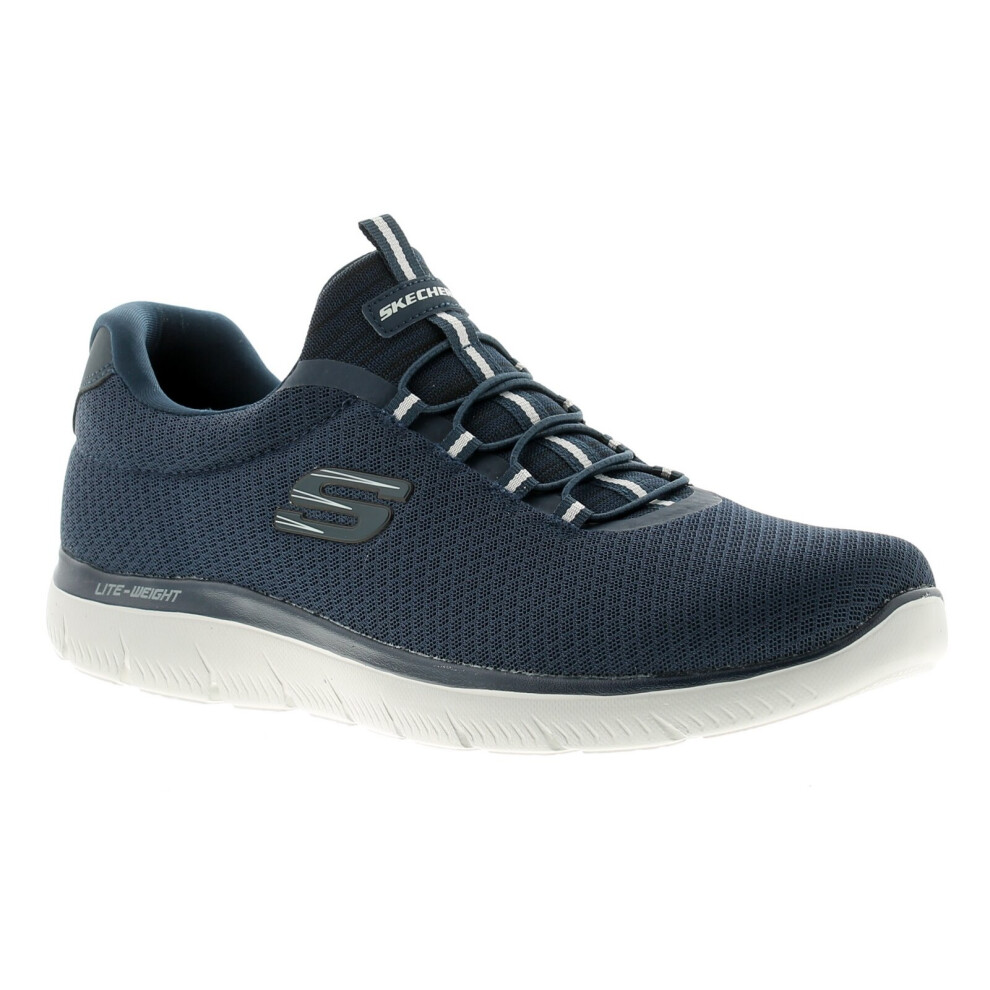 (Navy, 8 (Adults')) Skechers Summits Mens Trainers Memory Foam navy UK Size