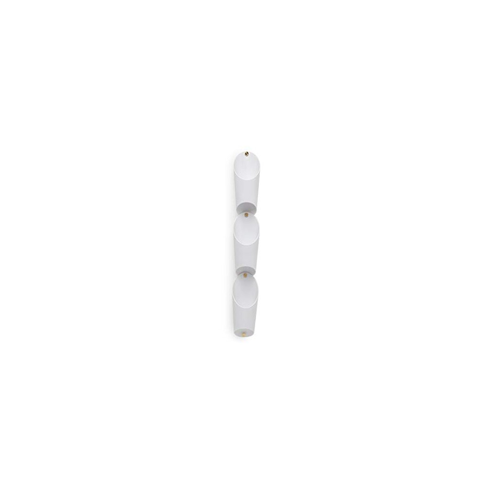 Umbra Wall Vessel, Plastic, White, Normal