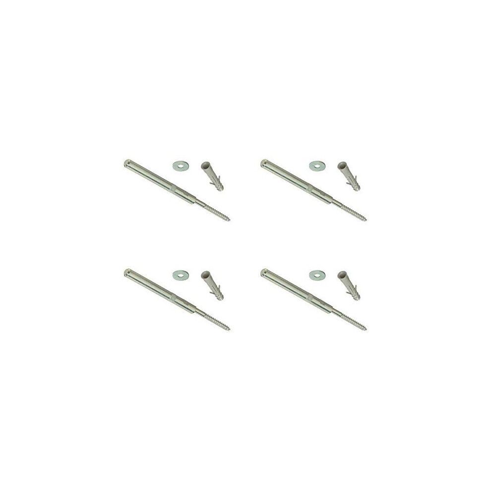 Gas N Pow3r Concealed Shelf Supports Brackets 120Mm Floating Hidden Masonary Fix Heavy Duty X4 5051123053232